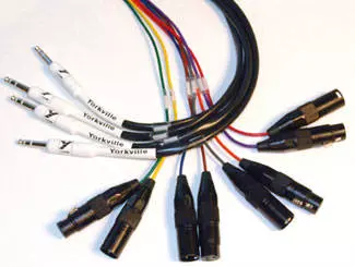 4 Channel TRS to 8 x XLR Insert Snake